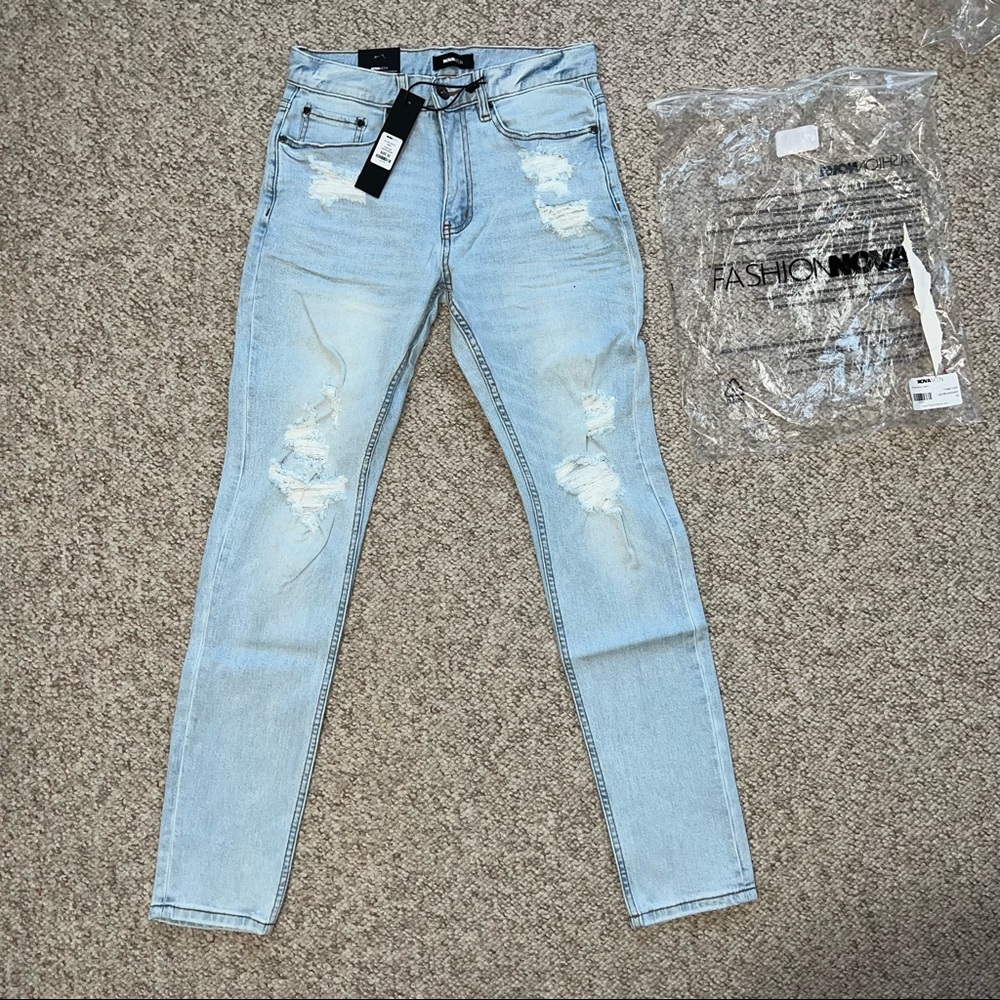 NWT Fashion Nova Men skinny jeans size 30